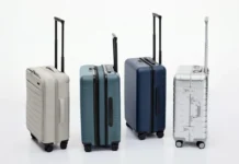 Black Friday Deals 2025: Away moves premium travel gear into sale mode a group of luggage with wheels. Black Friday Deals 2025