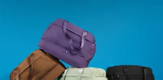 Away Featherlight Weekender is a More Organised, Lighter Upgrade a group of bags stacked on top of each other