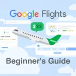 Beginner’s Guide How to Use Google Flights Website a plane flying in the sky. Google Flights Website. {Tech} for Travel. https://techfortravel.co.uk