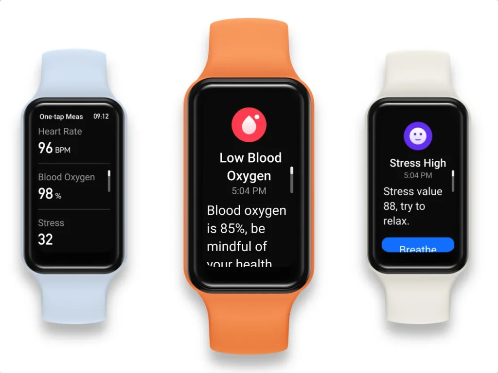 Amazfit Band 7 – {Tech} for Travel a group of smart watches. Amazfit Band 7. Healthy Travel Gadgets. {Tech} for Travel. https://techfortravel.co.uk