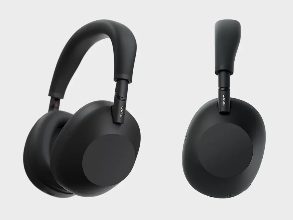 Sony WH-1000XM6 Headphones Black – {Tech} for Travel a pair of black headphones. Sony WH-1000XM6 Headphones. {Tech} for Travel. https://techfortravel.co.uk
