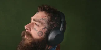 Sony WH-1000XM6 Headphones Just Got More Travel Ready a man with a beard and tattoos on his face. Sony WH-1000XM6 Headphones. {Tech} for Travel. https://techfortravel.co.uk