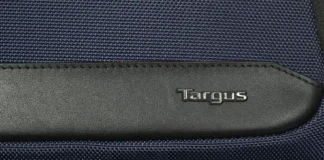 Executive Performance from the Targus HeritageLuxe Backpack a close up of a zipper. Targus HeritageLuxe Backpack. {Tech} for Travel. https://techfortravel.co.uk