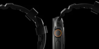 Introducing the Nomad Rocky Point Band Carbon Black Edition a close up of a watch. Nomad Rocky Point Band Carbon Black. {Tech} for Travel. https://techfortravel.co.uk