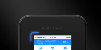 IFA 2025: Stream and Work Anywhere with Netgear M7 Pro Router a close up of a device. Netgear M7 Pro Travel Router. IFA 2025 news. {Tech} for Travel. https://techfortravel.co.uk