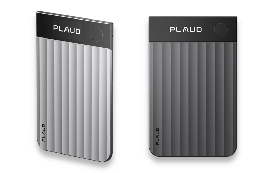 Plaud Note Pro Colour Options – {Tech} for Travel a close-up of a device. Plaud Note Pro. IFA 2025 news. {Tech} for Travel. https://techfortravel.co.uk