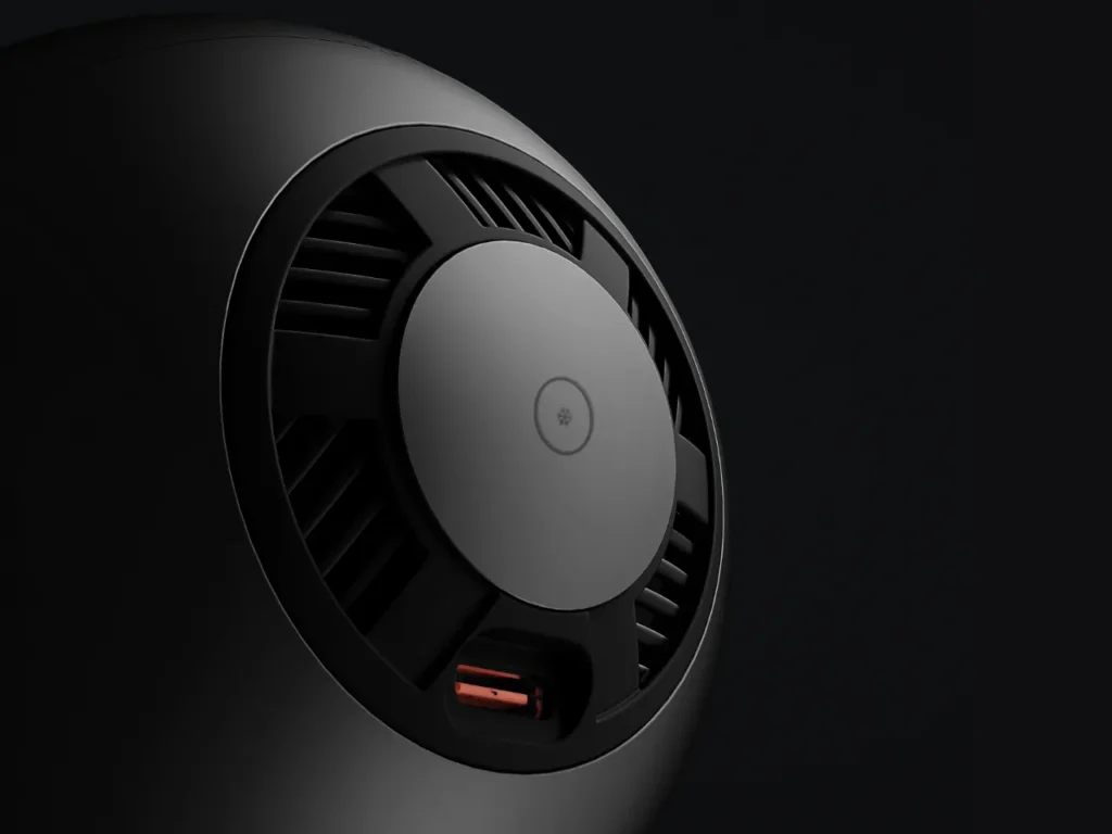 a close up of a device. AUKEY MagFusion Ark. IFA 2025 news. {Tech} for Travel. https://techfortravel.co.uk