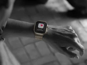 a person wearing a smart watch. Apple Watch Ultra 3. {Tech} for Travel. https://techfortravel.co.uk
