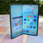 HONOR Magic V5 Review: The Foldable That Won Me Over a foldable smartphone on a tile surface. HONOR Magic V5 Review. {Tech} for Travel. https://techfortravel.co.uk