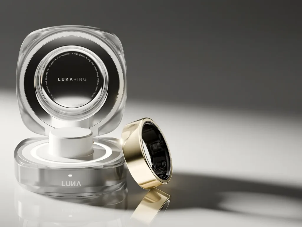 Luna Ring Gen 2 Hero – {Tech} for Travel a close up of a ring. Luna Ring Gen 2. IFA 2025. {Tech} for Travel. https://techfortravel.co.uk