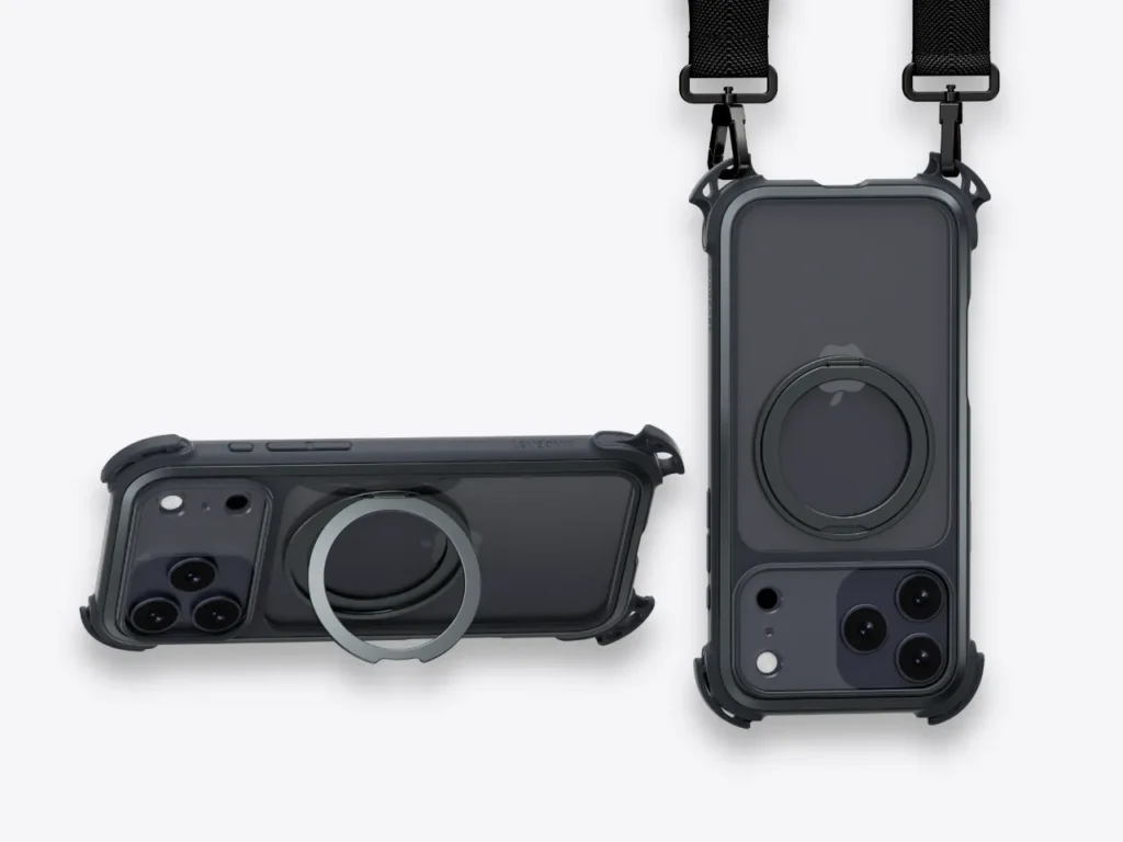 MAGEASY Ultra M iPhone 17 Pro – {Tech} for Travel a camera case with a strap. Best Apple iPhone 17 Cases. Apple iPhone 17 Pro Cases. Apple iPhone 17 Pro Max Cases. {Tech} for Travel. https://techfortravel.co.uk