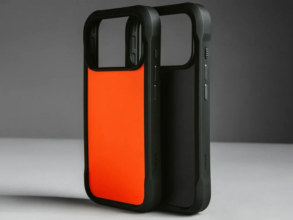Nomad Goods Rugged iPhone 17 Pro – {Tech} for Travel a pair of cell phones. Best Apple iPhone 17 Cases. Apple iPhone 17 Pro Cases. Apple iPhone 17 Pro Max Cases. {Tech} for Travel. https://techfortravel.co.uk