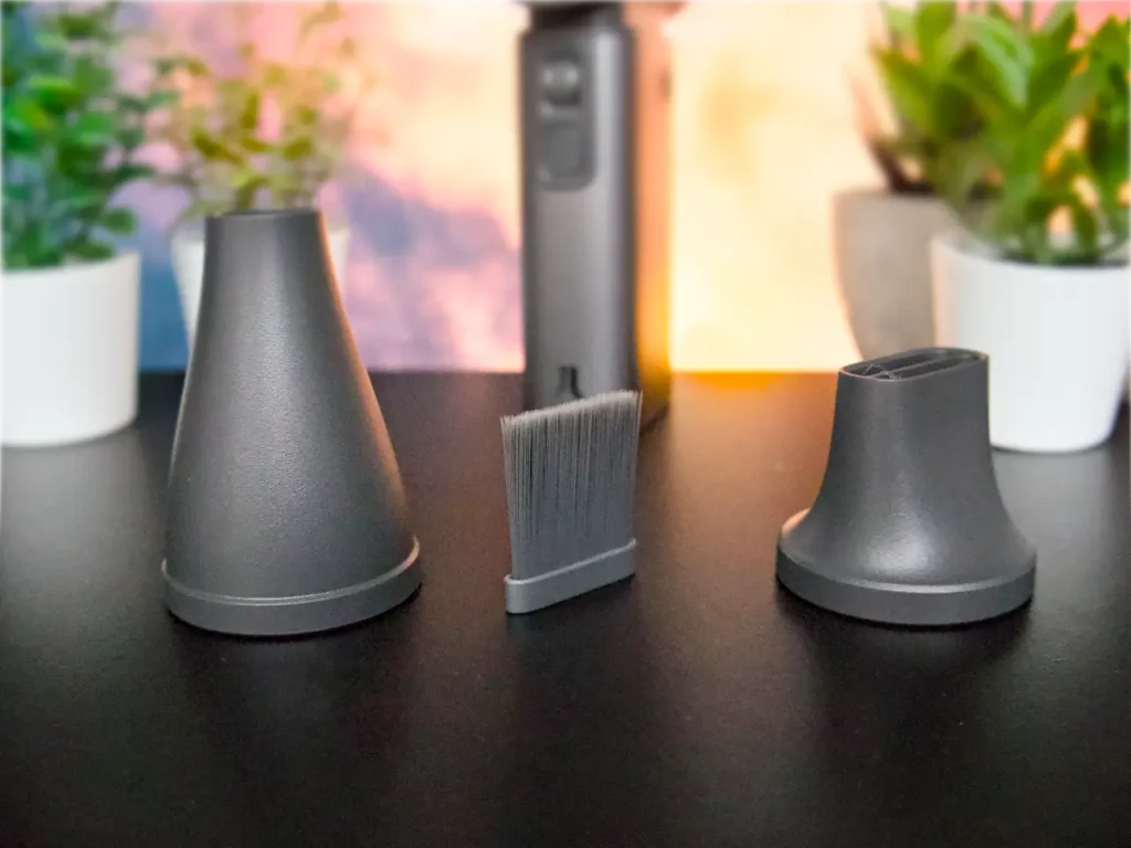 a hair dryer brush and a hair dryer. isulife Ultra2 Portable Fan Review. {Tech} for Travel. https://techfortravel.co.uk