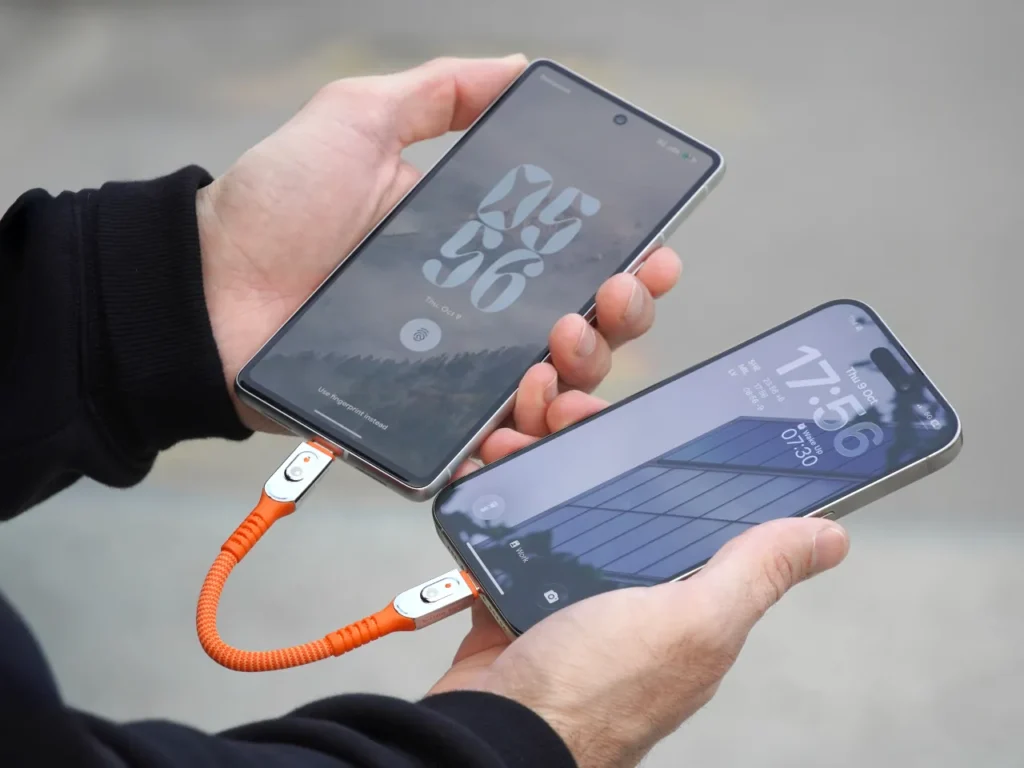 Rolling Square inCharge Life OTG – {Tech} for Travel a pair of hands holding two phones. Rolling Square inCharge Life. {Tech} for Travel. https://techfortravel.co.uk