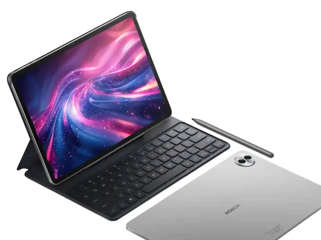 a laptop with a keyboard and stylus. HONOR Pad 10. Black Friday Deals 2025. {Tech} for Travel. https://techfortravel.co.uk