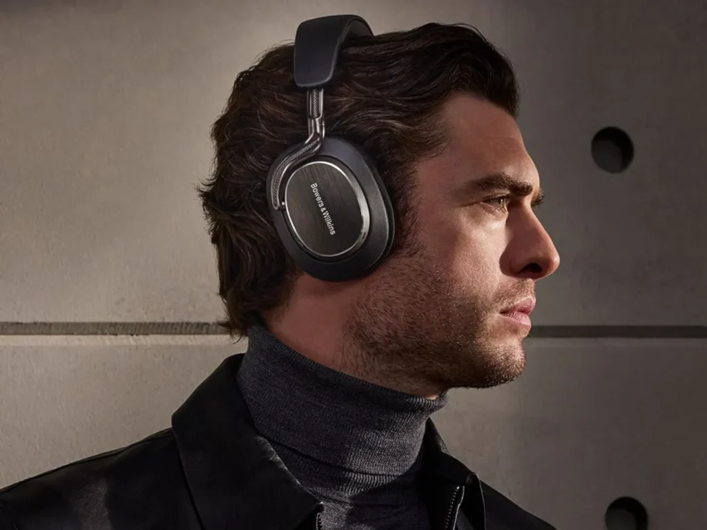 a man wearing headphones