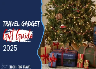 My top picks for best travel gifts for Christmas 2025 a christmas tree with presents under it