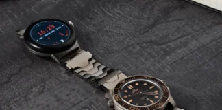 Watch upgrade Smartlet strap launches for mechanical and smartwatch in one a couple of watches on a table