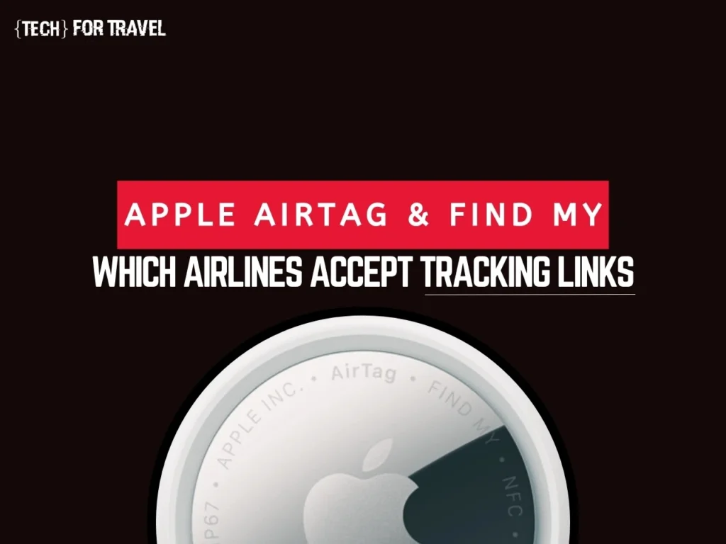 a close up of a logo. Which airlines accept Apple Find My links when bags go missing? {Tech} for Travel. https://techfortravel.co.uk