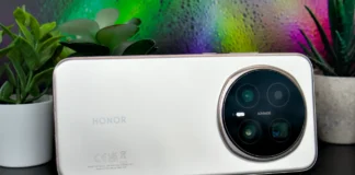 HONOR Magic8 Pro review: Big camera, bigger performance a white rectangular device with a circular lens. HONOR Magic8 Pro Review. {Tech} for Travel. https://techfortravel.co.uk