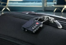 A big new gadget lineup from Scosche, including a TSA approved Find My lock a black suitcase with a combination lock. Scosche CES 2026 News. {Tech} for Travel. https://techfortravel.co.uk