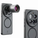 a camera lens attached to a cell phone. ShiftCam S.Mount Camera Case for Android. CES 2026 news. {Tech} for Travel. https://techfortravel.co.uk