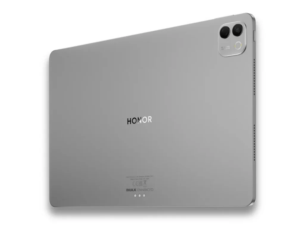 HONOR MagicPad4 rear – {Tech} for Travel a back of a tablet. HONOR MagicPad 4. {Tech} for Travel. https://techfortravel.co.uk